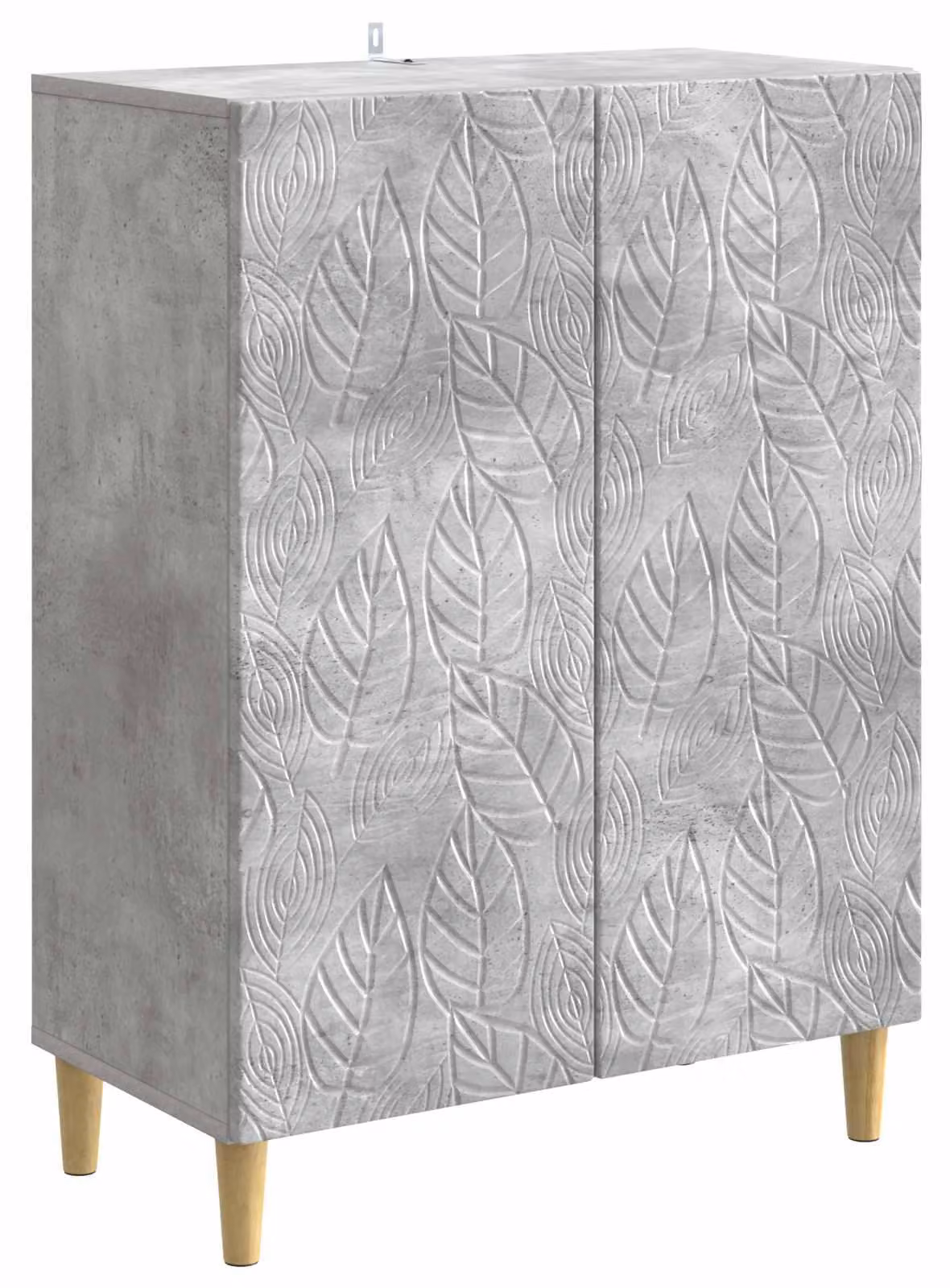 Credenza Grigio Cemento 66 x 34,5 x 90 cm Legno ingegnerizzato