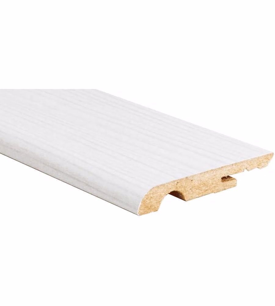 Battiscopa in MDF effetto rovere siena 6,5 cm 240 cm per interni moderni