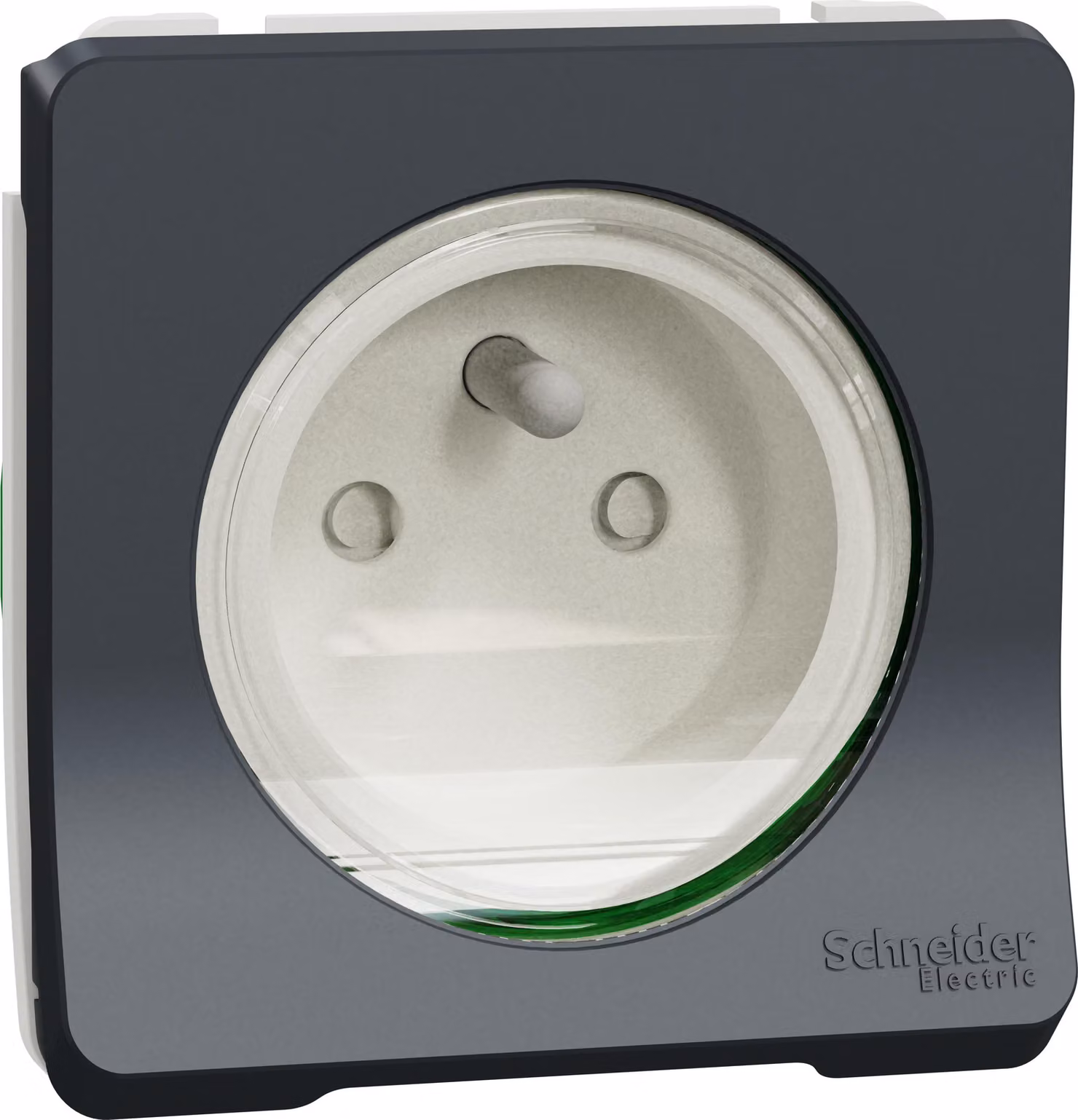 Mureva Styl - Presa 2P+T -IP55-IK08 - connessione automatica - grigio - SCHNEIDER ELECTRIC - MUR36133