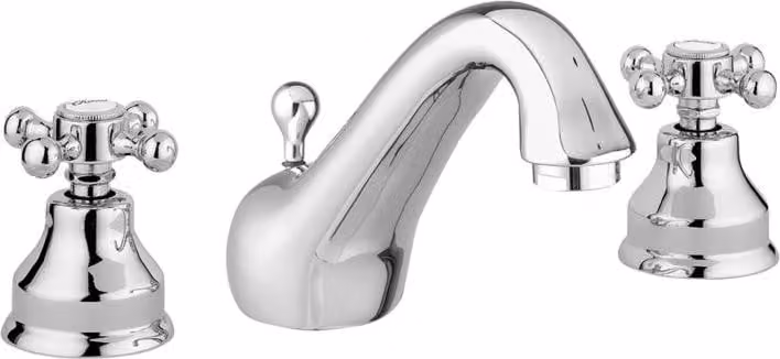 Beitz & Walz AqvaRetro I Lavabo doppio cromato