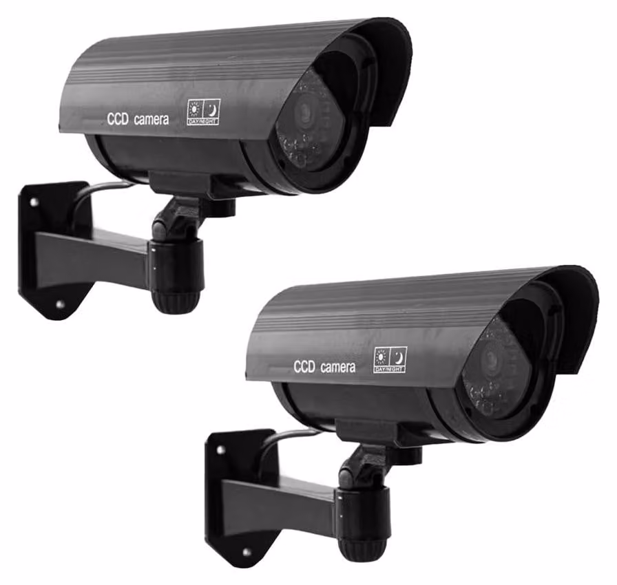 Set di 2 telecamere di sicurezza impermeabili