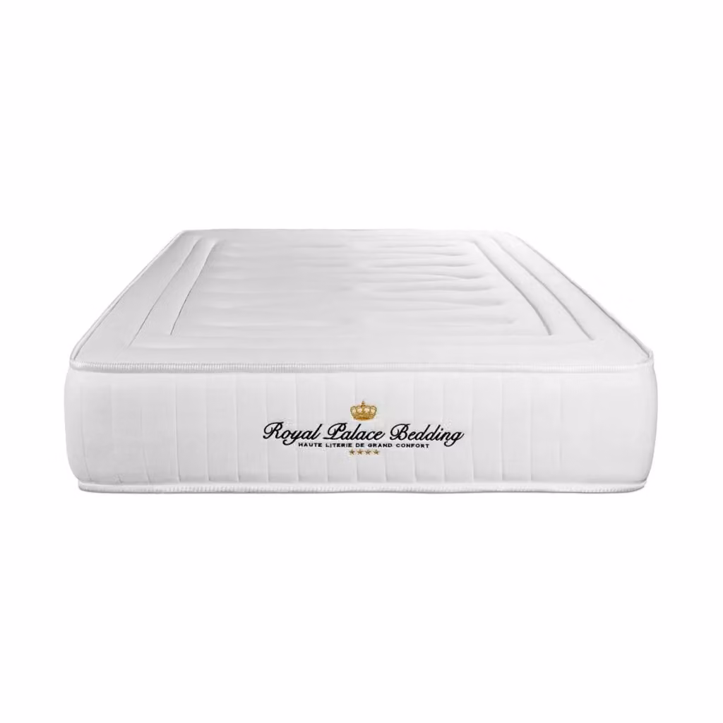 Materasso Lancaster Royal Palace Bedding Bianco con Molle Insacchettate, Memory Foam e 3 Zone di Comfort, Rigido, L: 70 cm, P: 200 cm, H: 22 cm – 2