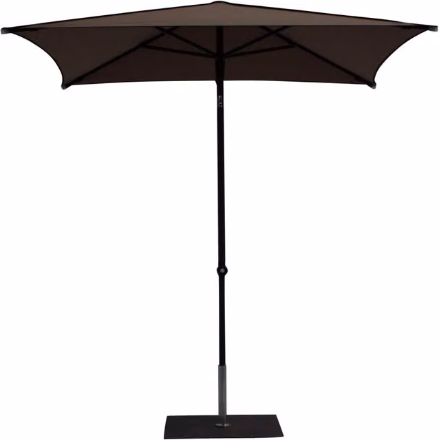 Ombrellone da Giardino 2x2 m Palo Ø38 mm in Alluminio Tessuto Dralon Acrilico Border Taupe