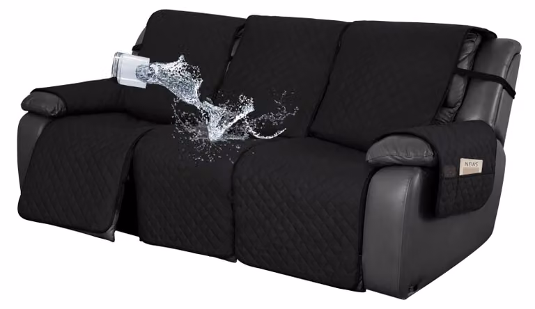 Solidchoice - Copertura impermeabile per braccioli di poltrone, con tasca, ideale per poltrone relax