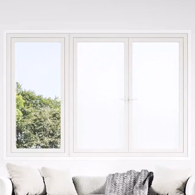 Pellicole Statiche Smerigliate Bianche in PVC vidaXL, Confezione da 5 Pezzi