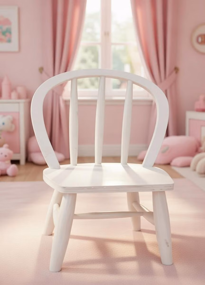 Moderna sedia per bambini in legno dal design elegante per la cameretta