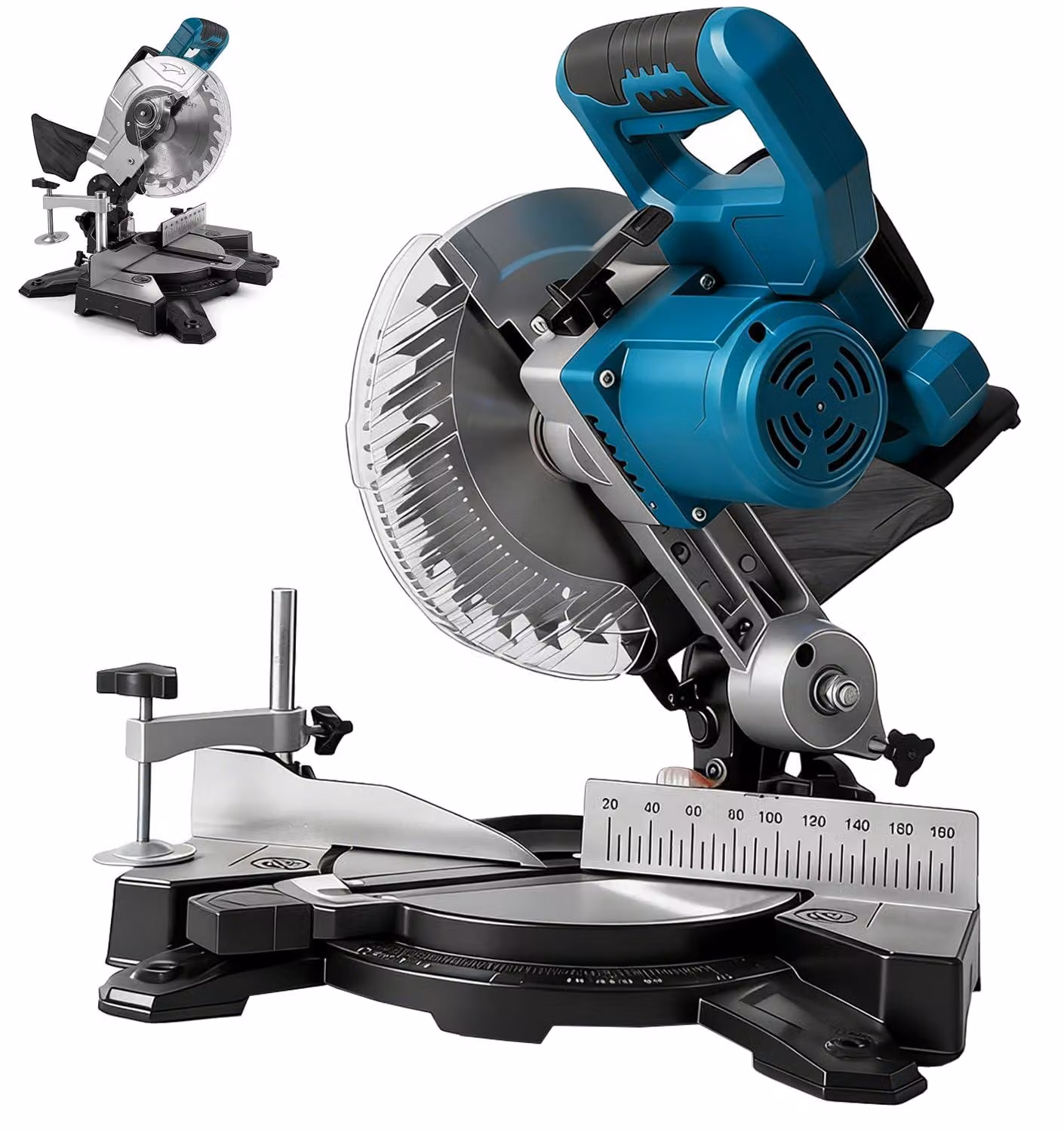 Troncatrice a batteria - Lama da 210 mm - Testata inclinabile - Adatta per metallo e plastica