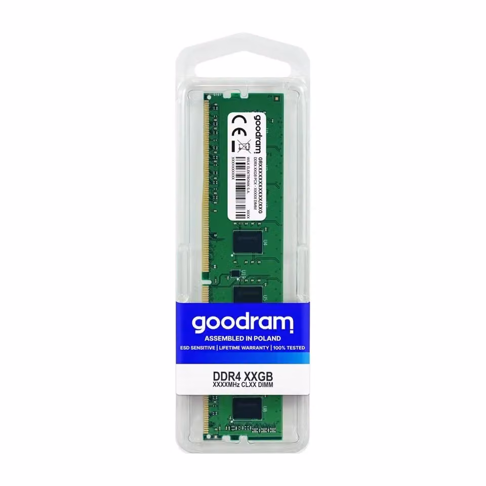 Modulo di memoria Goodram GR2666D464L19/16G DDR4 da 16 GB 2666 MHz verde – 2