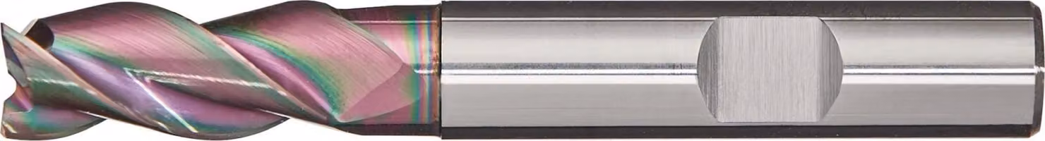 Fresa a gambo DIN 6527 L tipo W, diametro nominale 12 mm, punta VHM speciale 38/40 DIN 6535 HB, numero di taglienti 3, lunga
