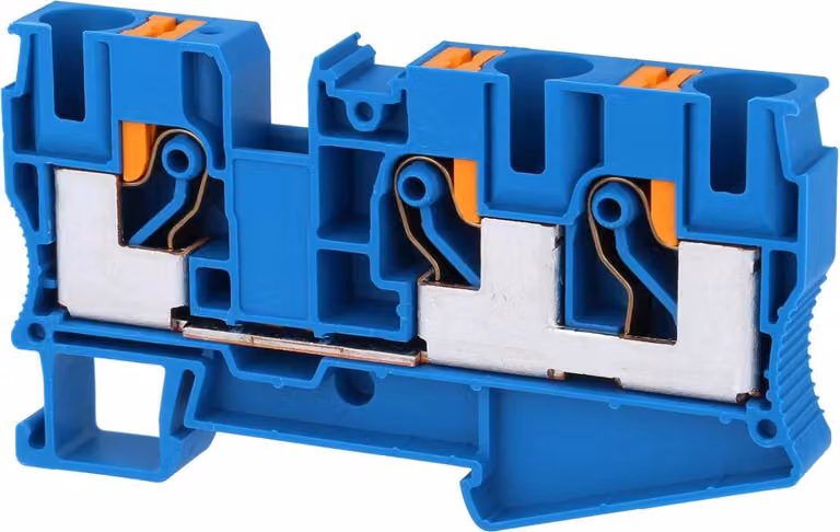 Morsetto passante 0,5-16qmm, AWG 20-6 - Morsetto di alimentazione 10,2mm 57A PT 10-TWIN BU