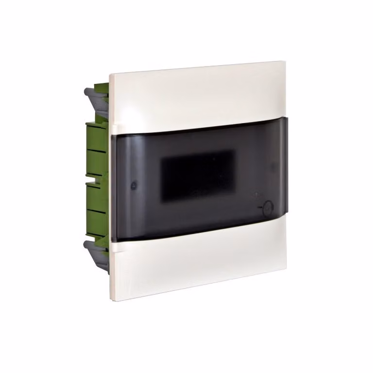 Quadro a otto moduli con porta fumo per intonaco/cartongesso Legrand