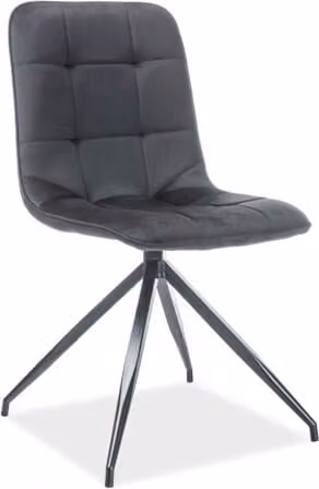 Set di sedie da pranzo per cucina Texo nero set di 6