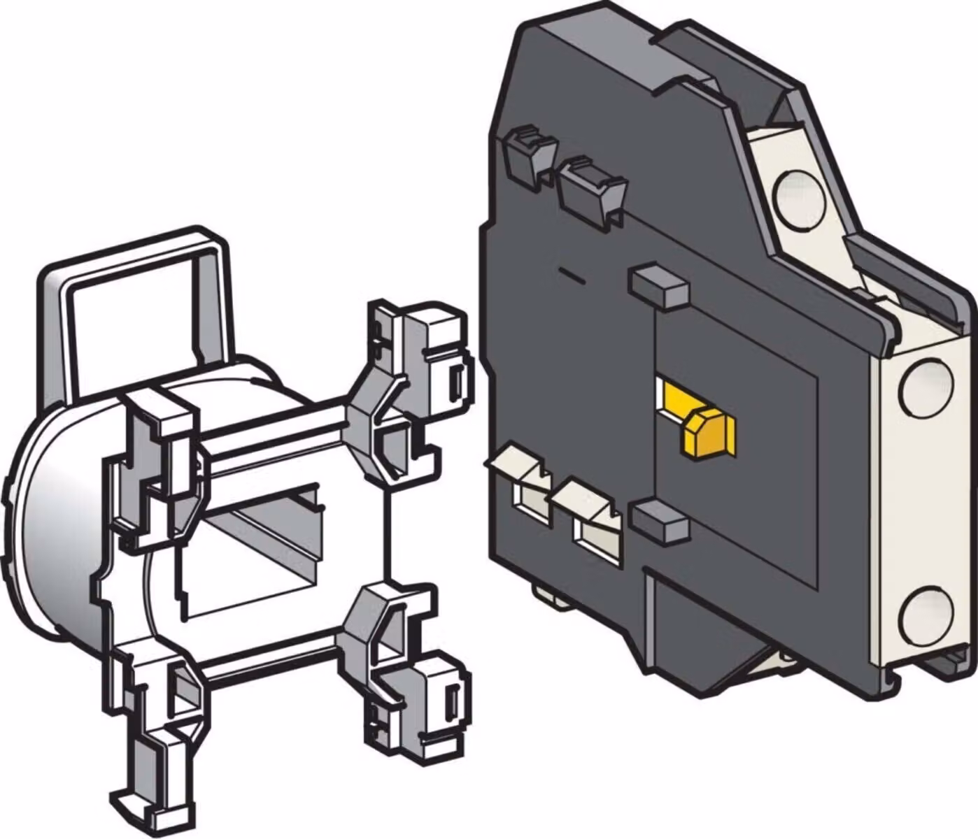 Interruttore ausiliario Schneider Electric LAD8N02