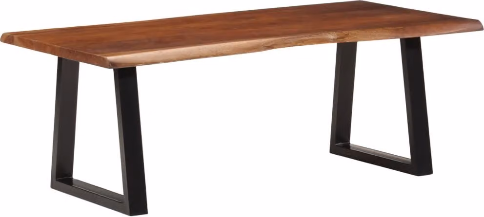 Maison Exclusive - Tavolino da caffè color miele, 110x55x40 cm, in legno massello di acacia