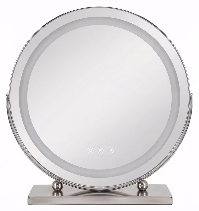 Specchio Rea Make-Up Led Cromo