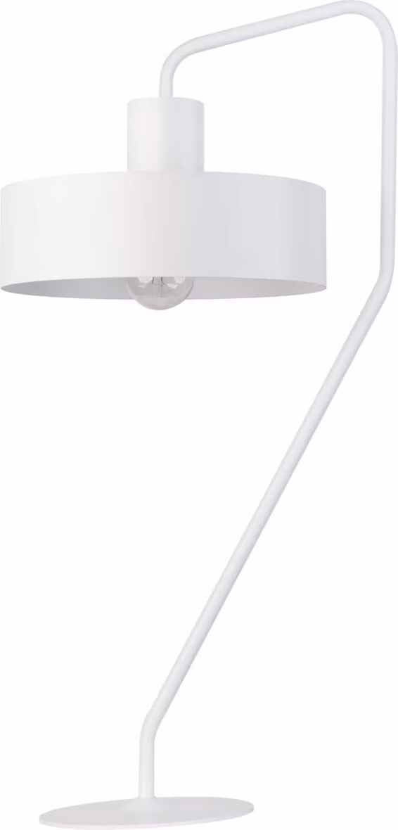 Lampada da tavolo moderna industriale bianca 61 cm Jumbo 1xE27 15W Sigma Lighting