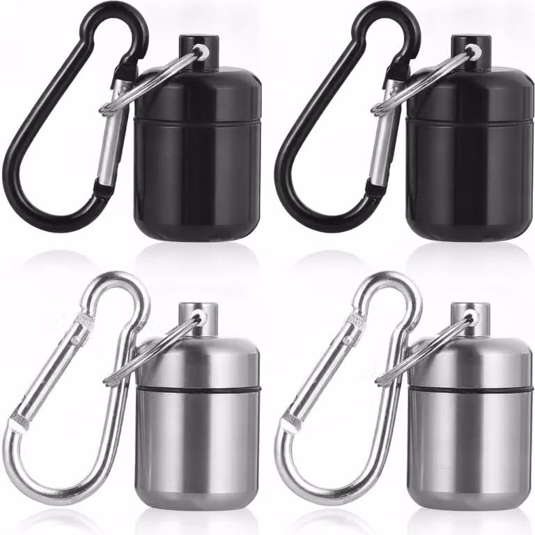 Dripio - Contenitore per custodire gli auricolari - Set da 4 - Compatto