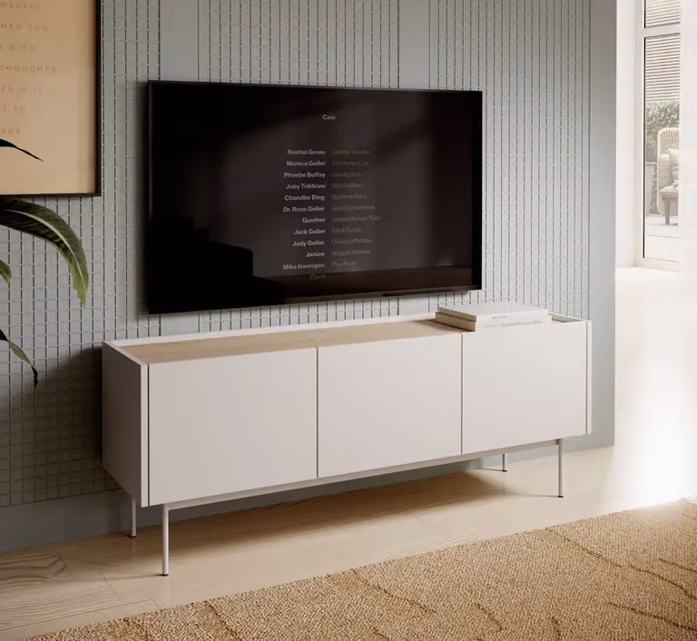 Tavolino per TV PAULIEN - cashmere