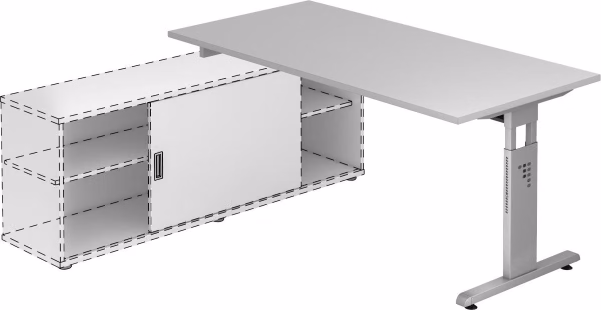 Scrivania aggiuntiva OSE16, 160 x 80 cm