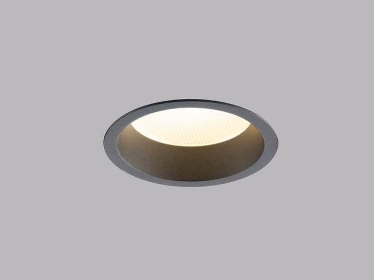 Luce da incasso dimmerabile LED2 ZETA IP44 CRI90, variante: ZETA XS, Ø 103 mm, 3000 K, NERO, DALI
