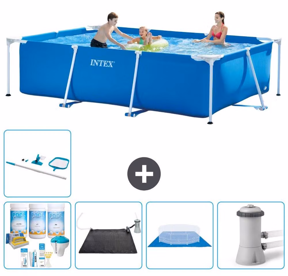 Piscina fuori terra rettangolare - 300x200x75 cm - 6 pezzi - Modello S20833