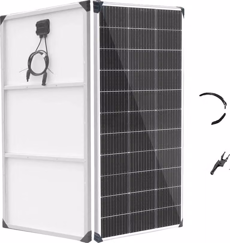 Pannello solare, produzione energetica efficiente, design leggero, 300 W, 2 pezzi, kit da 150 W