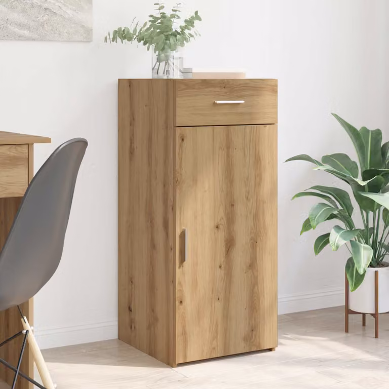 Armadio in legno marrone con ante e cassetti vidaXL per camera da letto o soggiorno L/P/H: 40 x 42,5 x 93 cm