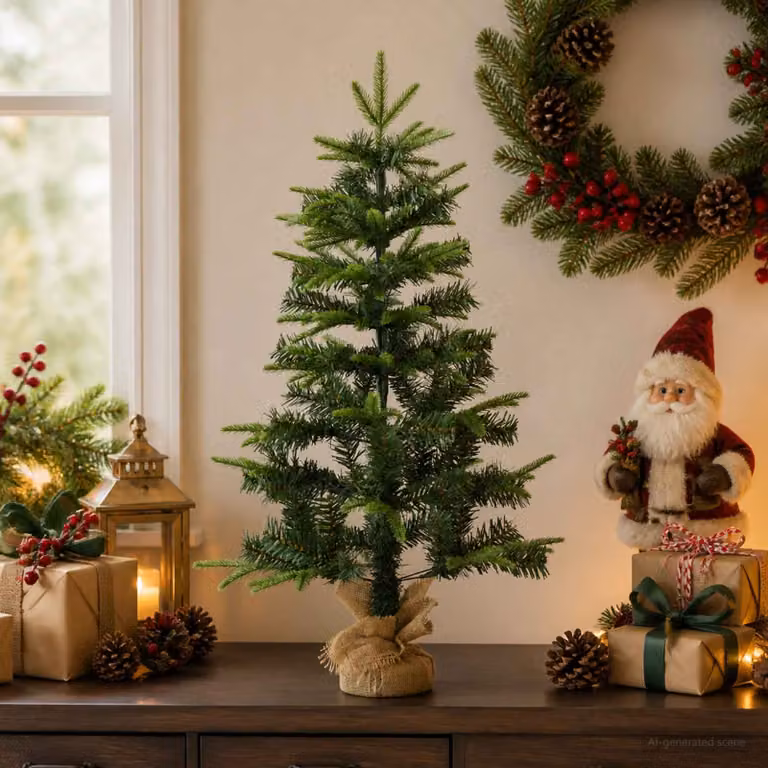 vidaXL Albero di Natale Mini 60 cm PVC e PE Verde