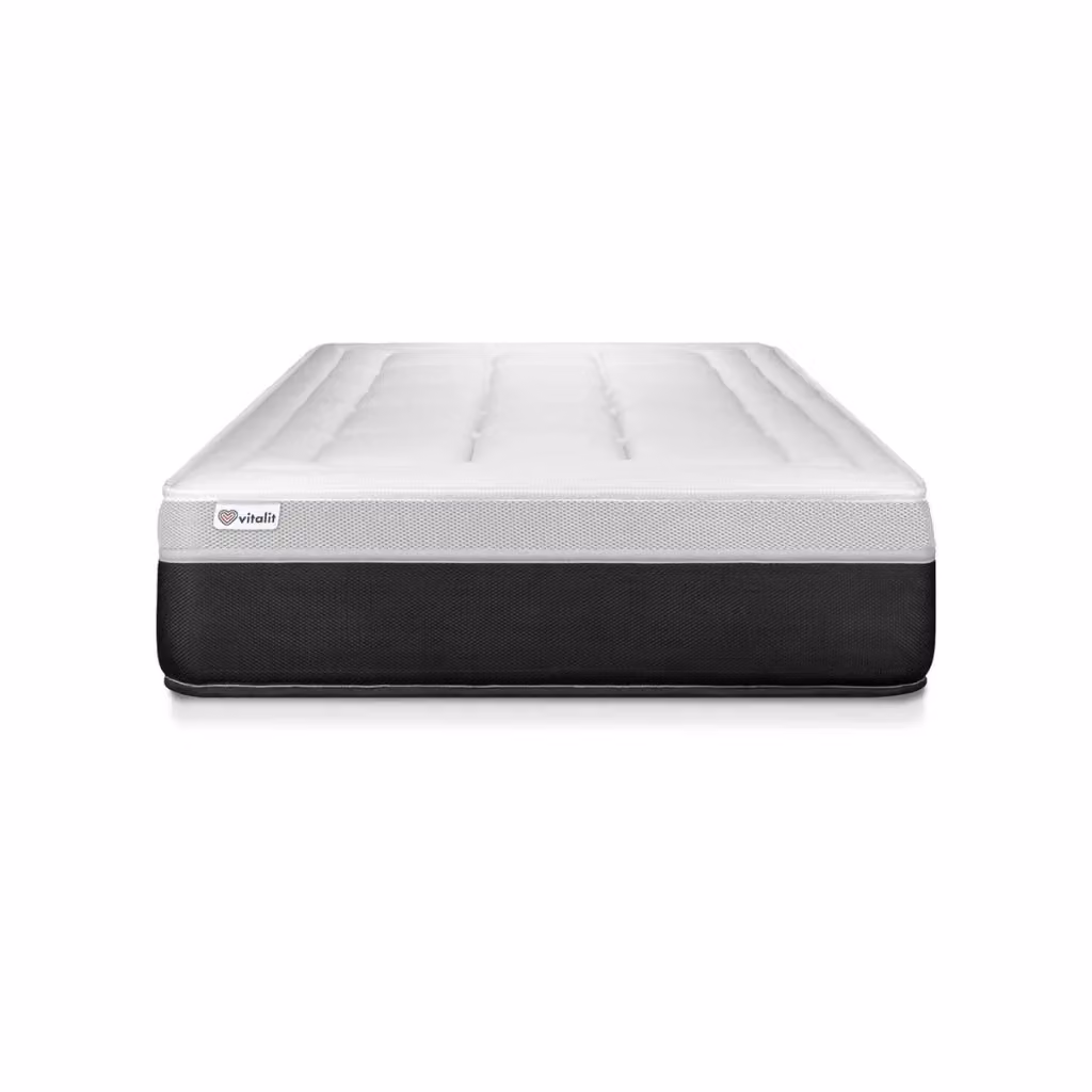 Materasso ibrido con molle insacchettate e memory foam Vital Form, colore bianco, L 90 cm x P 190 cm – 2