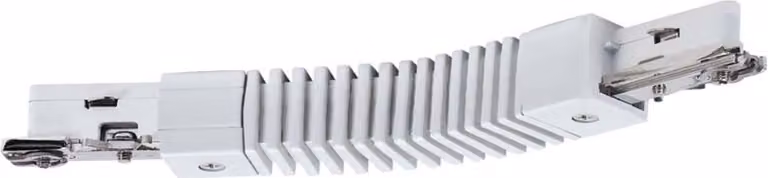Paulmann Sistema a binari URail Light&Easy, connettore flessibile da 180 mm, bianco, 230V, metallo