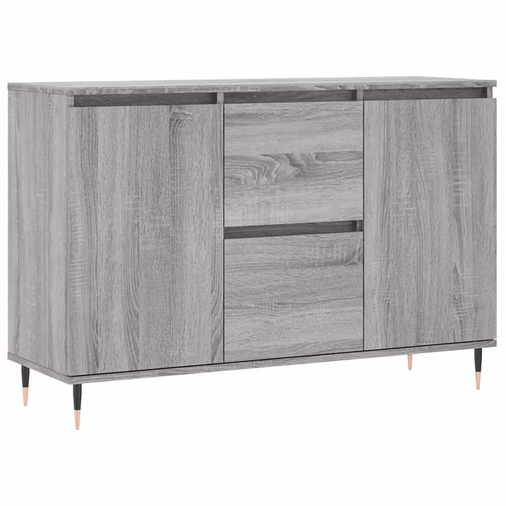 Credenza Buffet Armadio da Cucina Design Mania Grigio L: 101,5 cm, P: 35 cm, H: 70 cm – 2