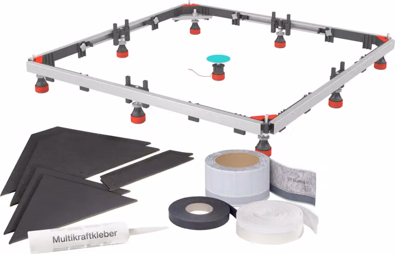 Set per piatti doccia MEPA MR SF RE 3S+ per piatti doccia in acrilico