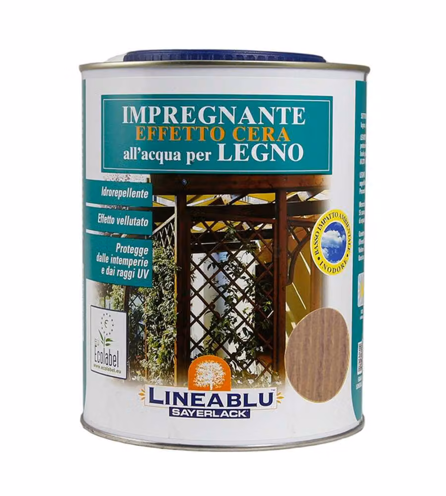 Blu Sayerlack Impregnante Legno - Noce Chiaro - 2,5 l