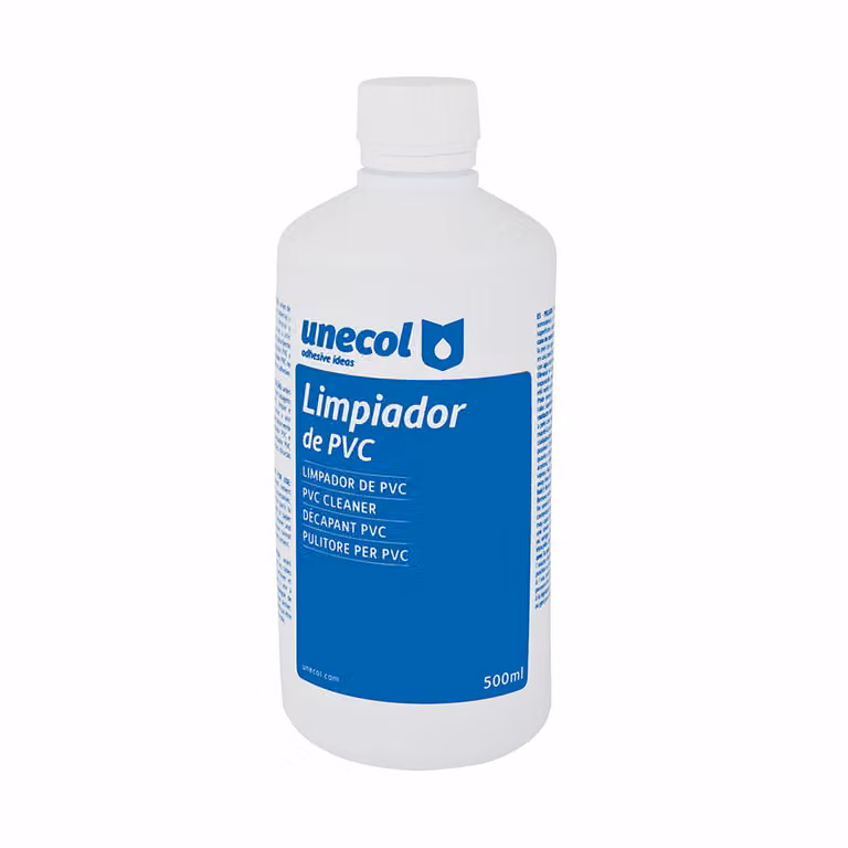 Detergente per PVC, bottiglia di plastica 500ml a215 unecol