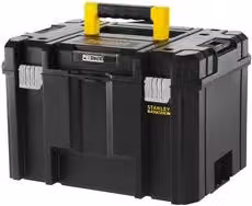 Cassetta per attrezzi impilabile Stanley Pro Stack in plastica nera L 44 cm x P 13,3 cm x H 30,1 cm