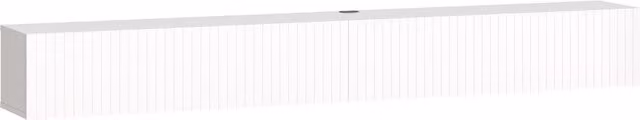 Mobile TV sospeso HOMCOM per TV fino a 182,88 cm con 2 ante ribaltabili, bianco, L: 180 cm, P: 25 cm, H: 22 cm