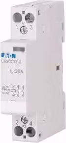 Contattore di installazione Eaton, 20 A, 12 V CA/CC, 2S 135175