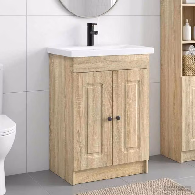 Set di mobili per il bagno Rovere Sonoma 78,5 x 37,5 x 81 cm 3404176