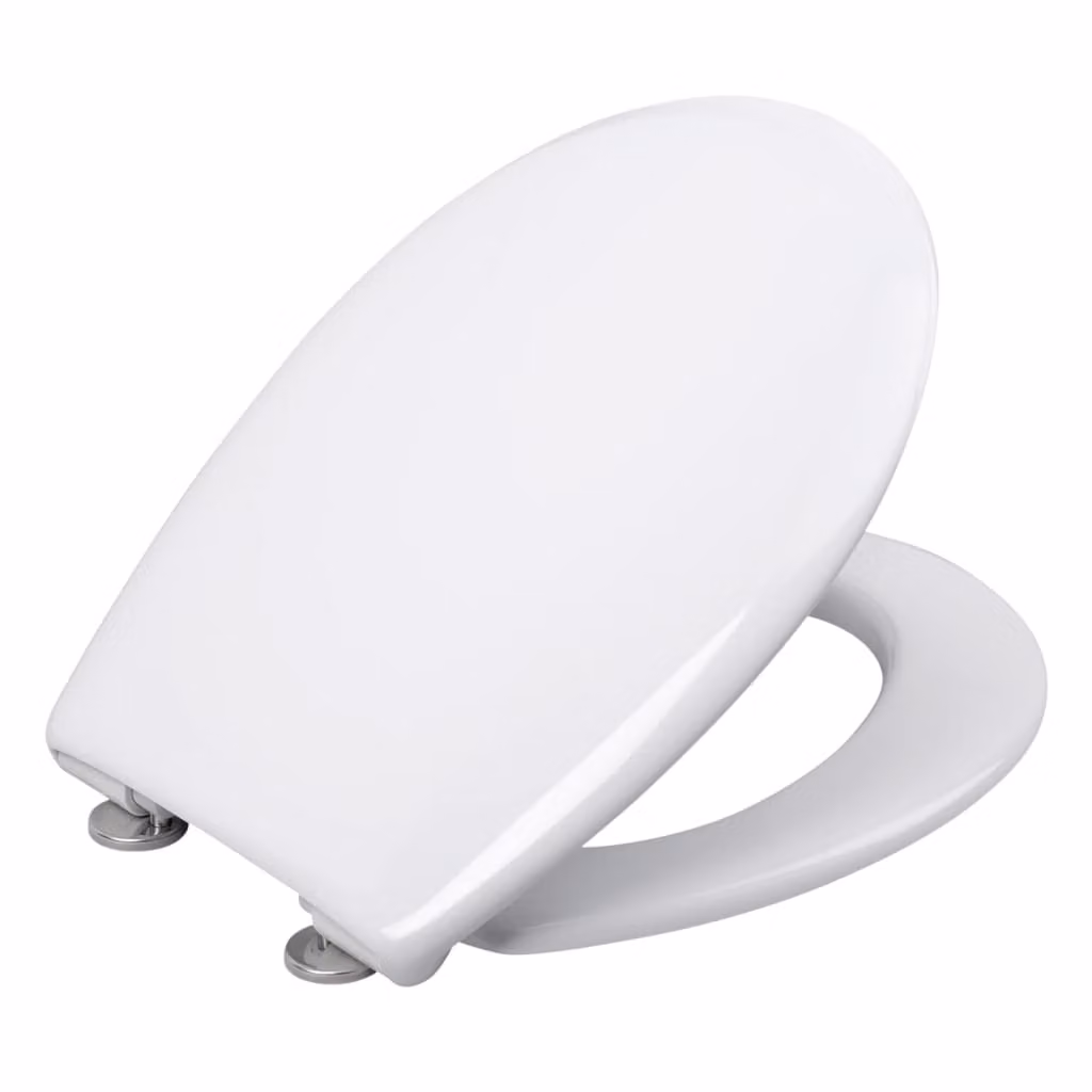 Sedile per WC CORNAT con chiusura ammortizzata PREMIUM 1 Duroplast bianco