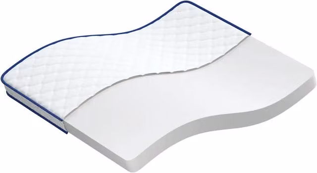 Materasso Viscoelastico Bianco 140x190x17 cm Morbido