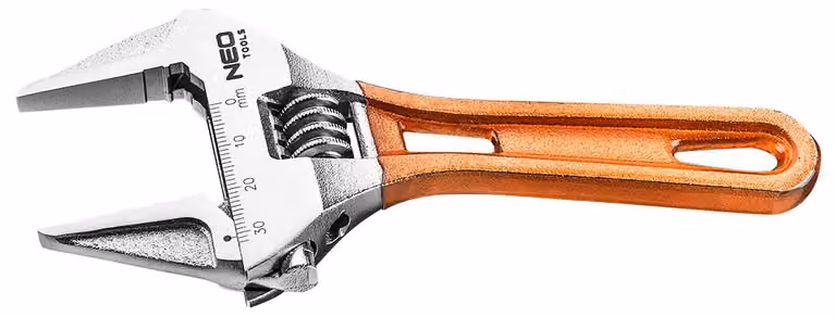 NEO TOOLS Chiave regolabile corta 139 mm, gamma 0-32 mm