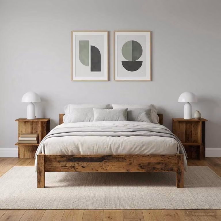 Maison Exclusive - Tavolino da caffè, 2 pezzi, legno di recupero, 40 x 30 x 49 cm, materiale in legno
