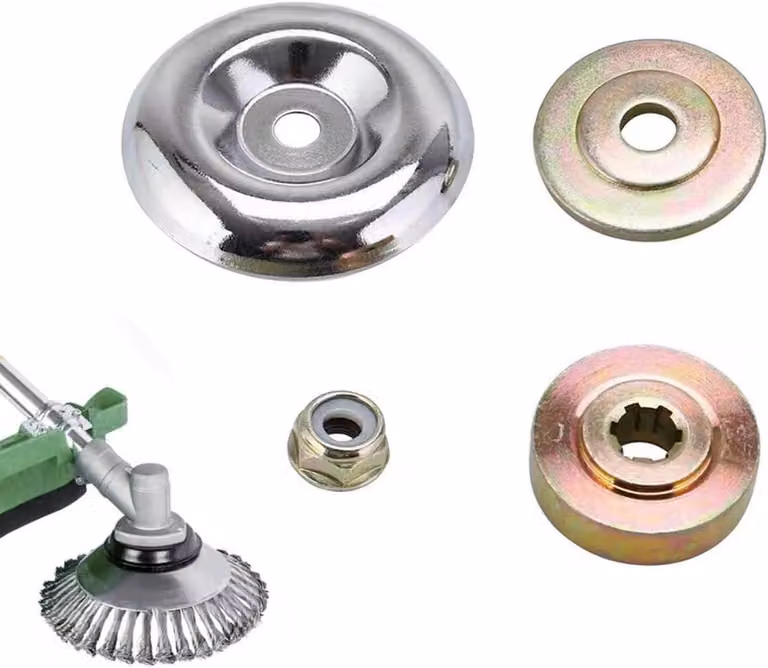 Set di ricambi per utensili da taglio, composto da 4 pezzi, in metallo, per trimmer da giardino e decespugliatori