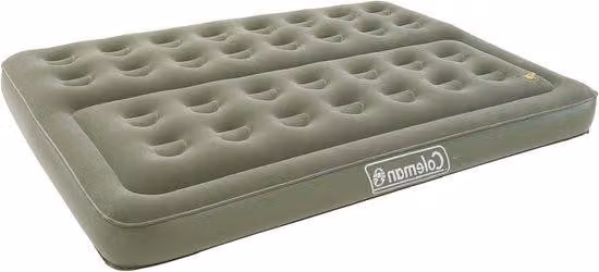 Letto matrimoniale confortevole per 2 persone - letto per ospiti in velour - materasso gonfiabile per due persone per campeggio - escursioni - trekking - festival - 188 x 137 x 22 cm - 295 kg