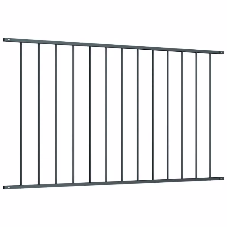 Vidaxl HEK -Pannello 1,7x1,25 m Pulver -bezogener Stahl -Antrazit