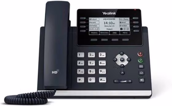 Yealink sip-t43u telefono ip grigio 12 linee lcd wi-fi
