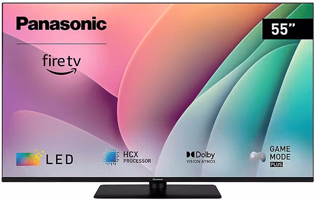 Smart TV LED Panasonic TV-55W80AEZ 4K UHD da 55 pollici, Nero