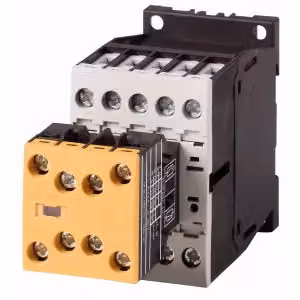 Contattore di sicurezza Eaton, 230 V 50 Hz, 240 V 60 Hz, S = contatti in chiusura: 4 S, Ö = contatti in apertura: 4 Ö, morsetti a vite, azionamento in corrente alternata 191753