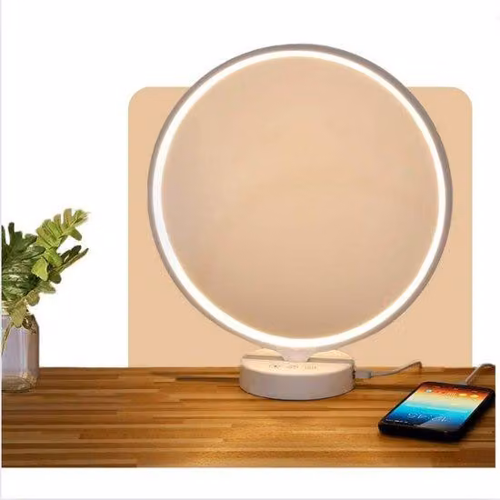 Lampada in alluminio con funzione USB per due persone