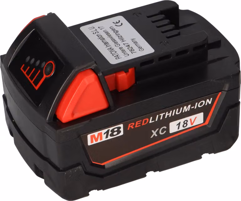 Batteria compatibile con Milwaukee 2601, 2610, 2611, 2620, 2630, 2650, 0880-20, 2601-22 – 18 Volt, 5000 mAh